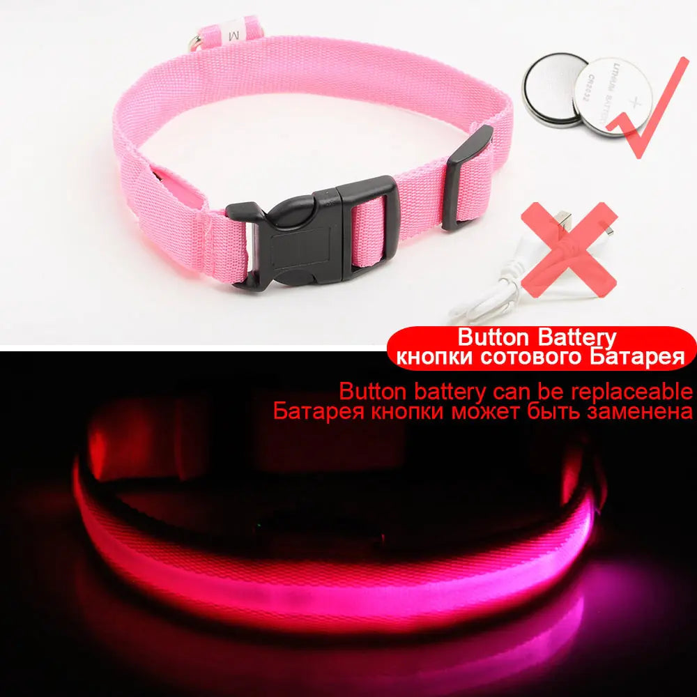 Led Dog Collar Anti-Lost Collar